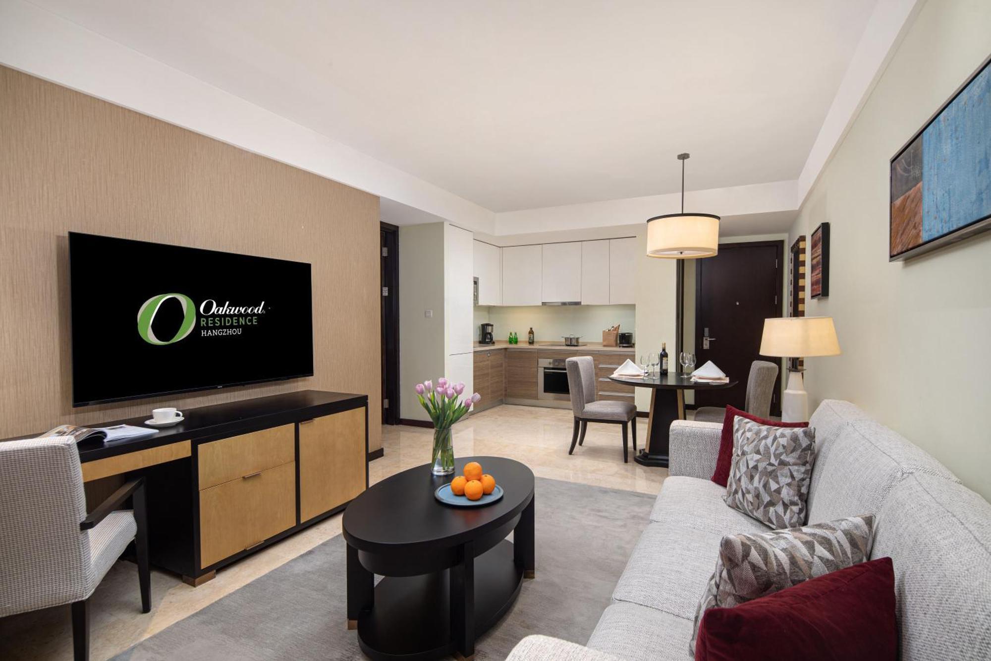 Oakwood Residence Hangzhou Bagian luar foto