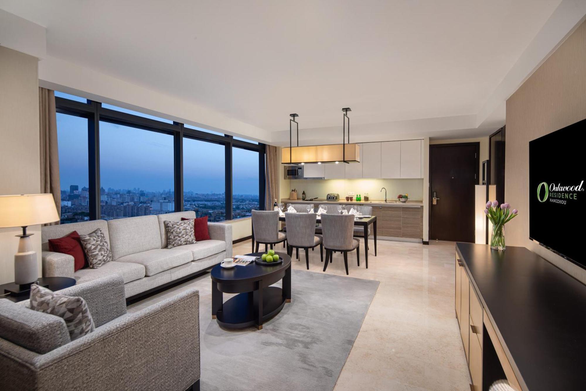 Oakwood Residence Hangzhou Bagian luar foto